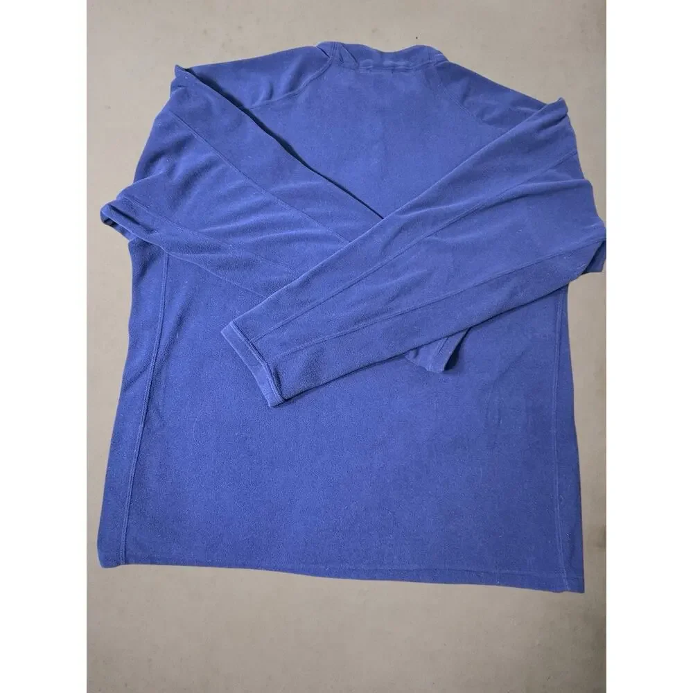 The North Face 1/4 Zip Fleece Pullover Mens XXL Blue Mock Neck